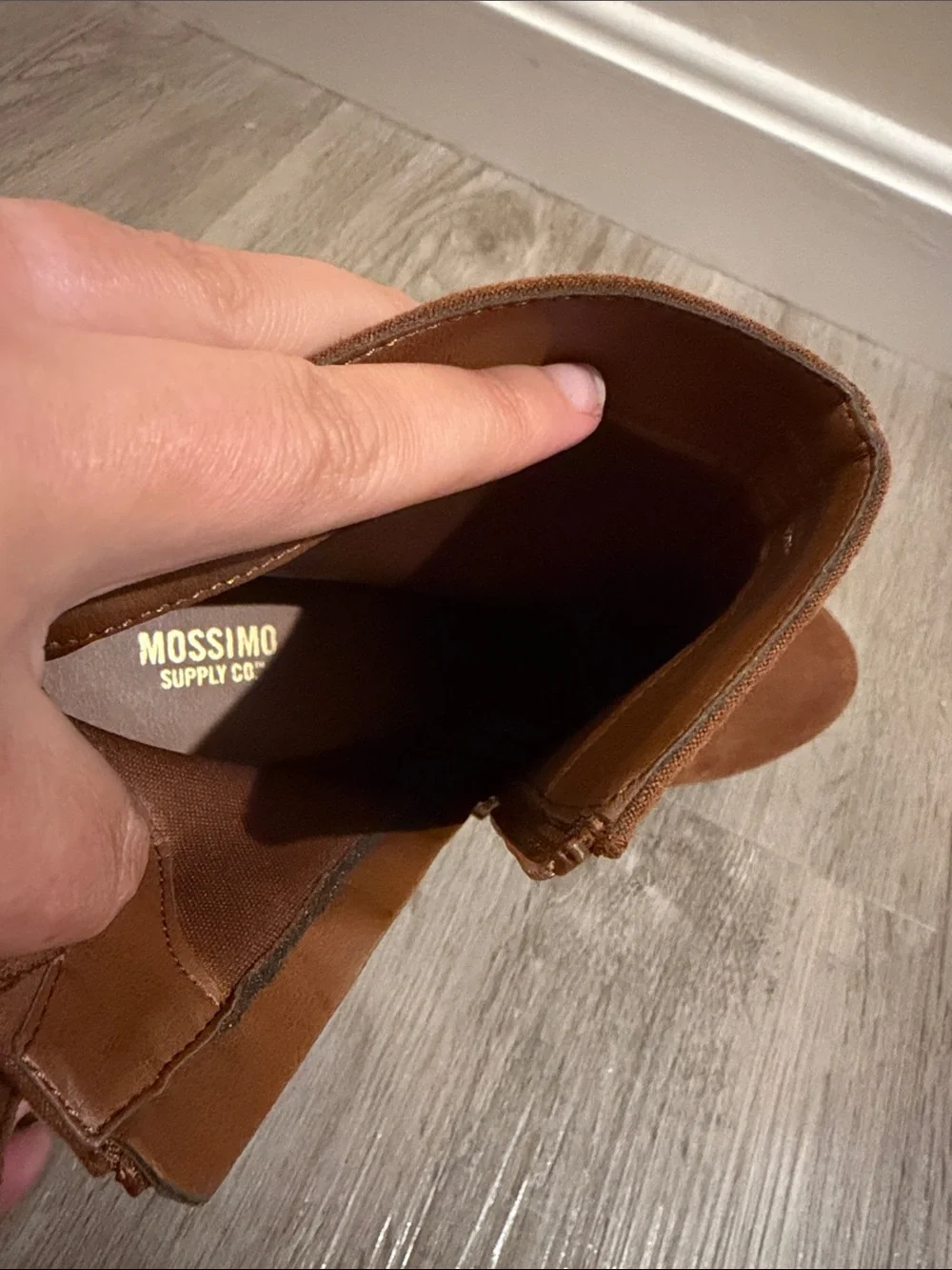 Mossimo Supply Co. Women's Suede Ankle Booties in Brown